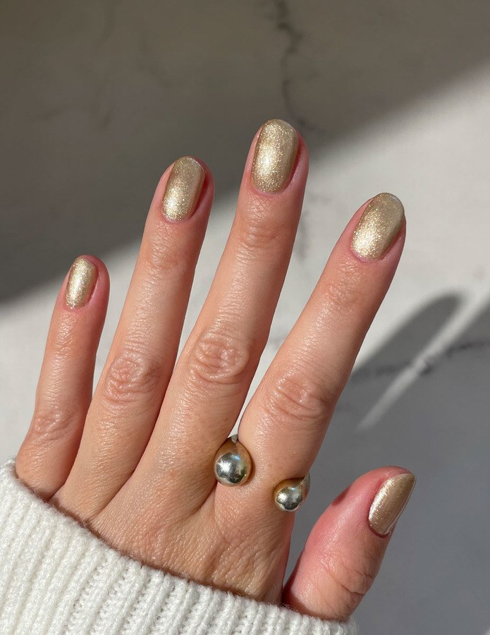 Le Mini Macaron Single Gel Polish Golden Elixir 10ml