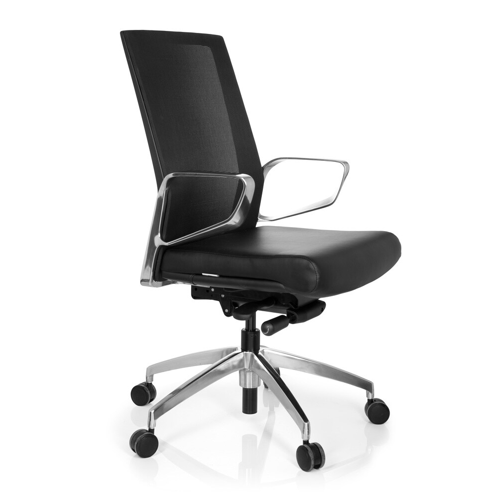 Profi Bürostuhl PROVIDER NET Kunstleder mit Armlehnen hjh OFFICE