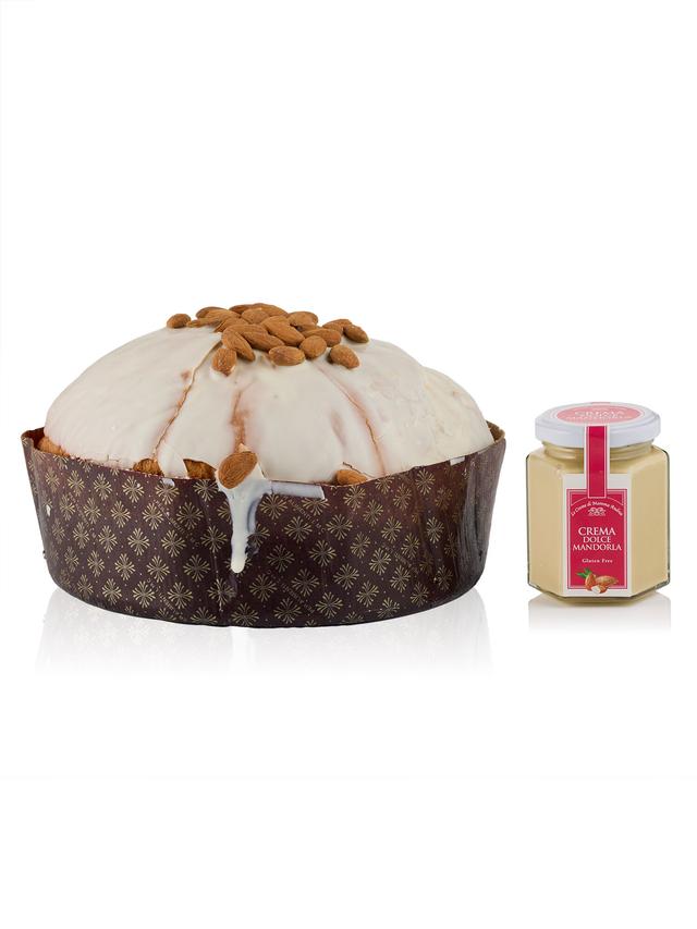 Sizilianischer Mandel-Panettone + Mandel-Creme