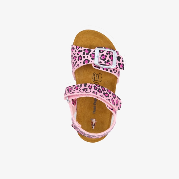 Hush Puppies meisjes bio sandalen luipaardprint