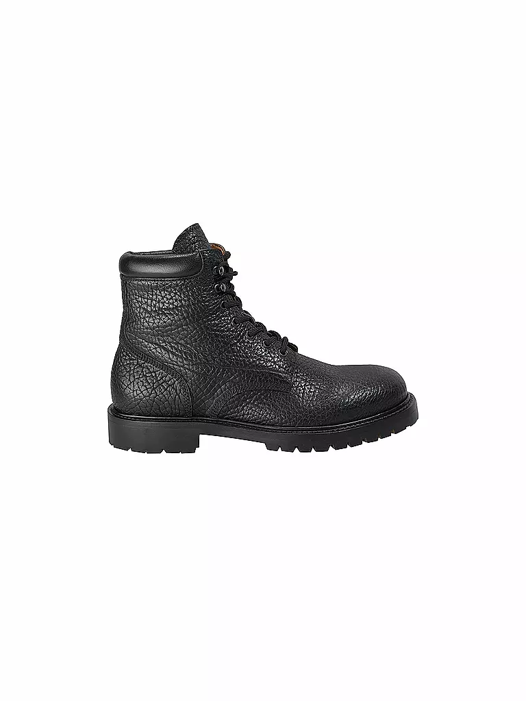 OFFICINE CREATIVE Schnürboots BOSS schwarz