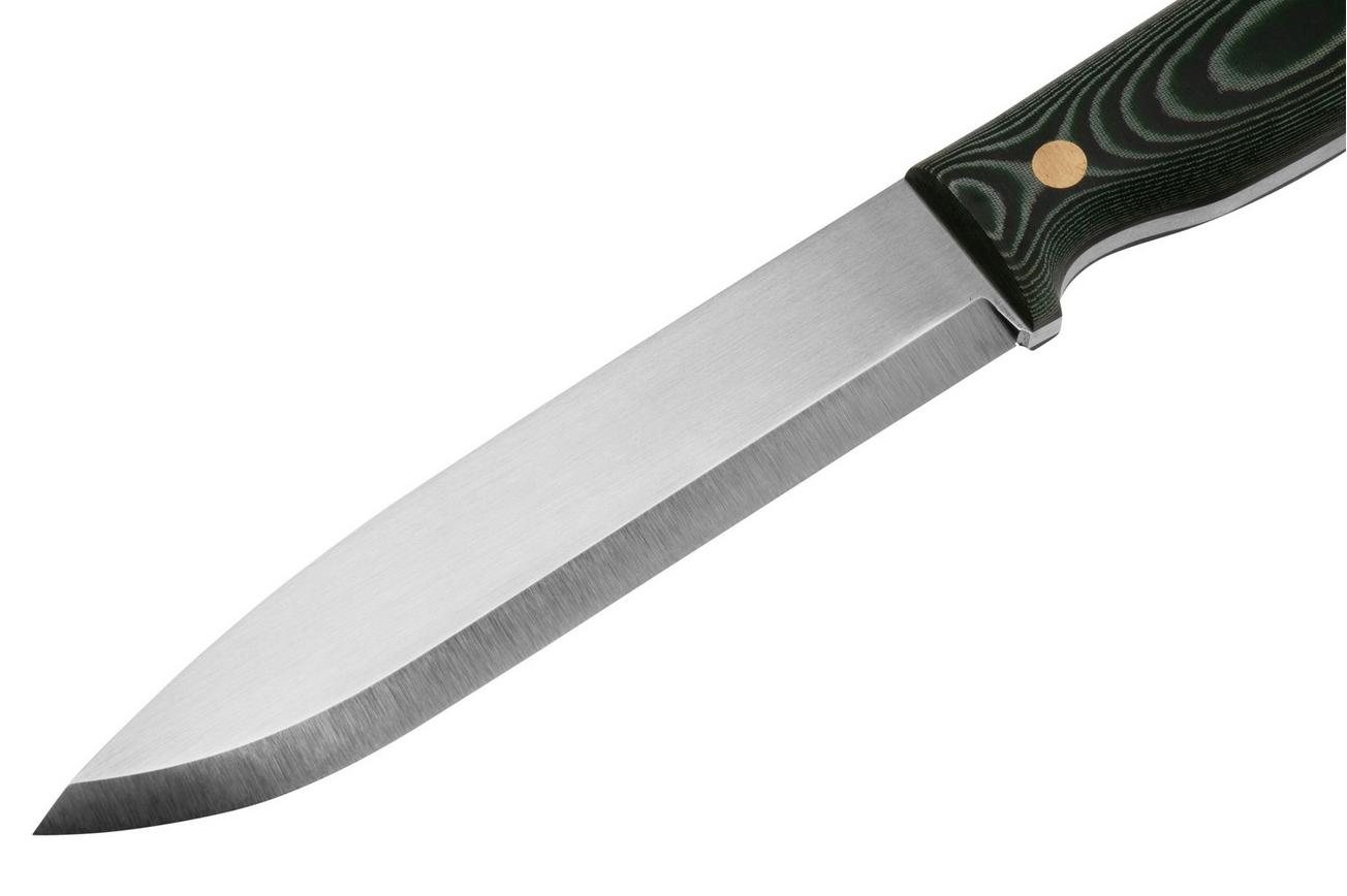 Casström No. 14 SFK 13423 Green Micarta met firesteel, bushcraftmes
