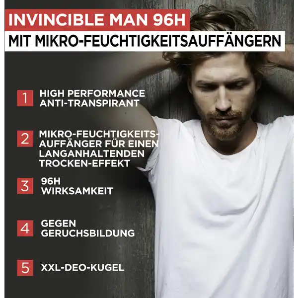 Deo Roll-on Invincible Man 96H