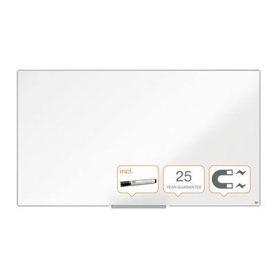 Nobo Impression Pro - Tableau blanc émaillé - magnétique - 155 x 87 cm