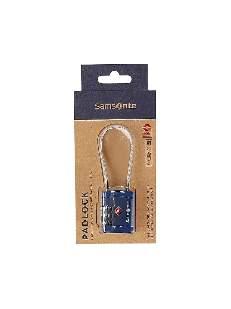 SAMSONITE Schloss blau