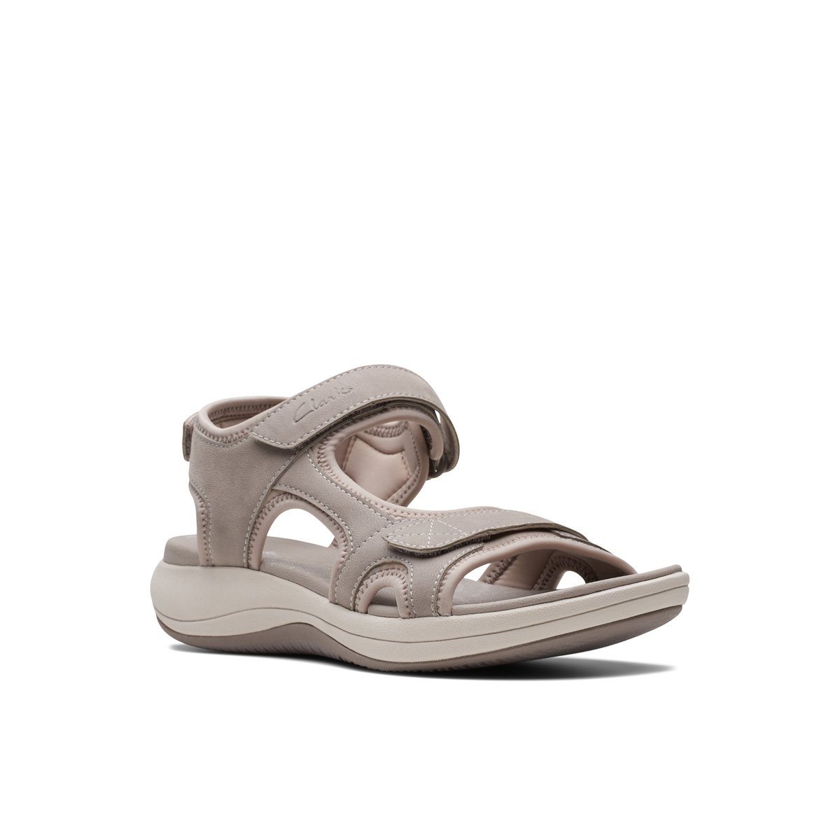 CLARKS-Mira_bay-Sandales à brides sportives - Talon plat - Autre Gris