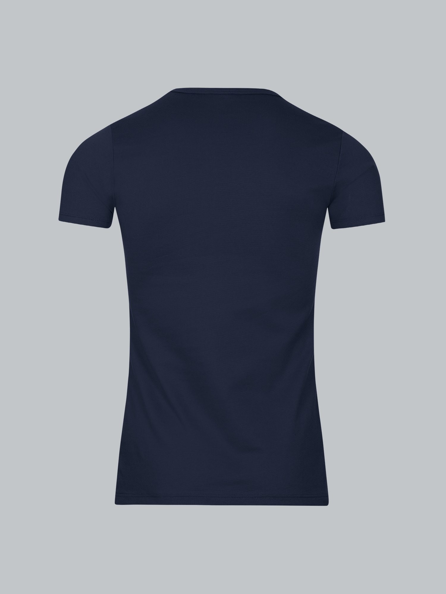 T-Shirt aus Baumwolle/Elastan Navy