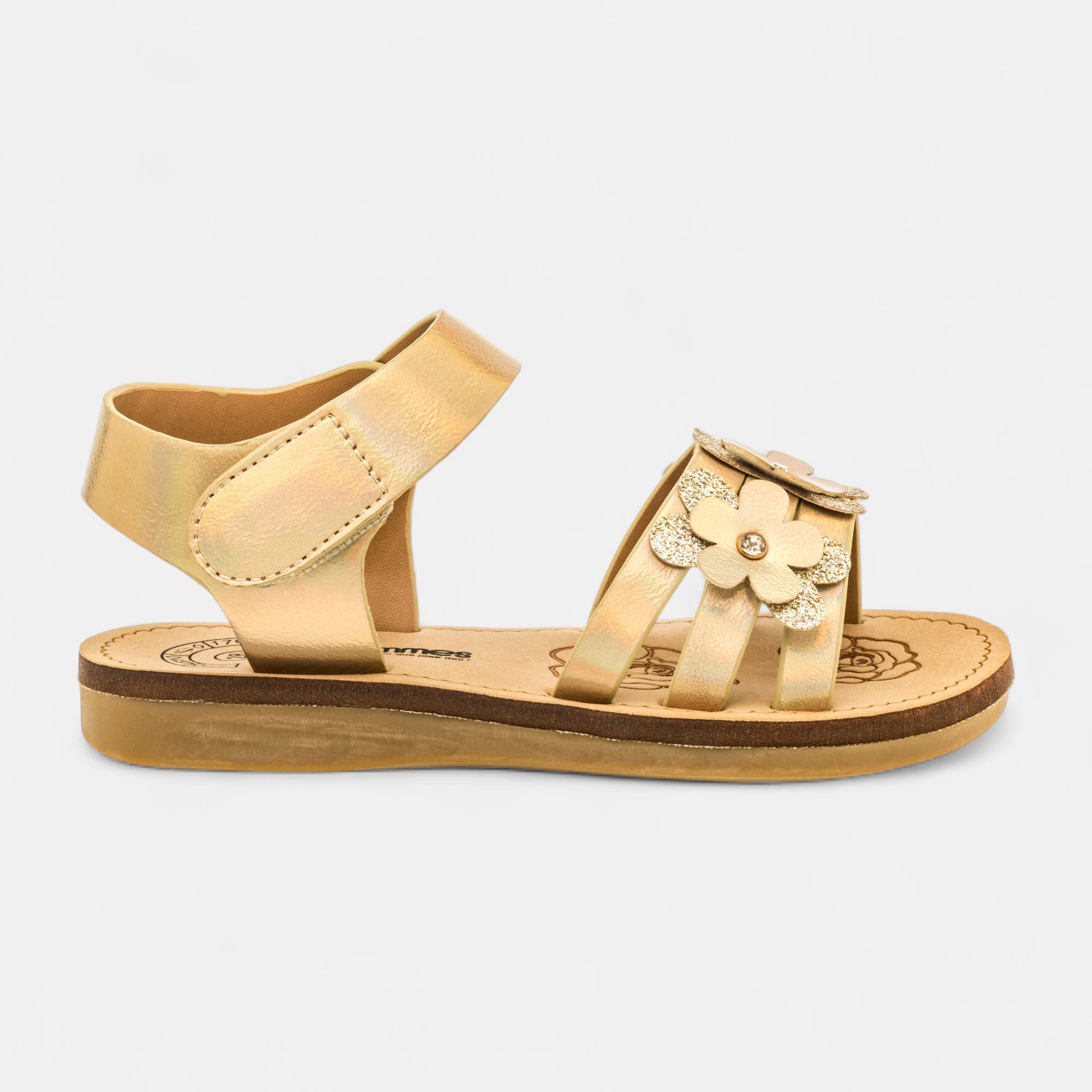 Nu-pieds Fille or