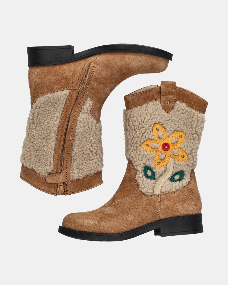 Shoesme Cowboylaarzen  - cognac