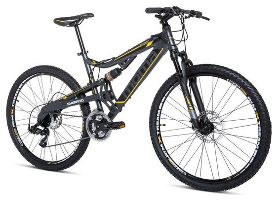 Moma Bikes  Vélo VTT  EQX 27 5 - 5.0   Aluminium  SHIMANO 24V  Freins a Disque  Double Suspension