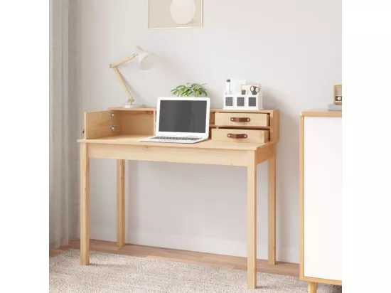 Bureau 110x50x93 cm Bois massif de pin