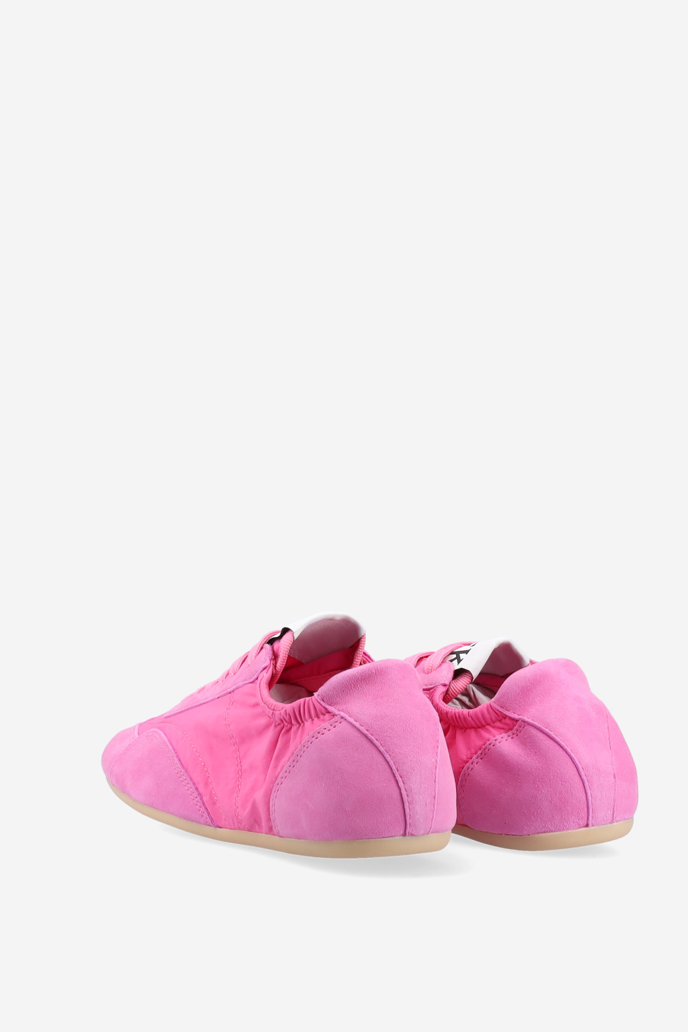 Nylon / suede sneakers