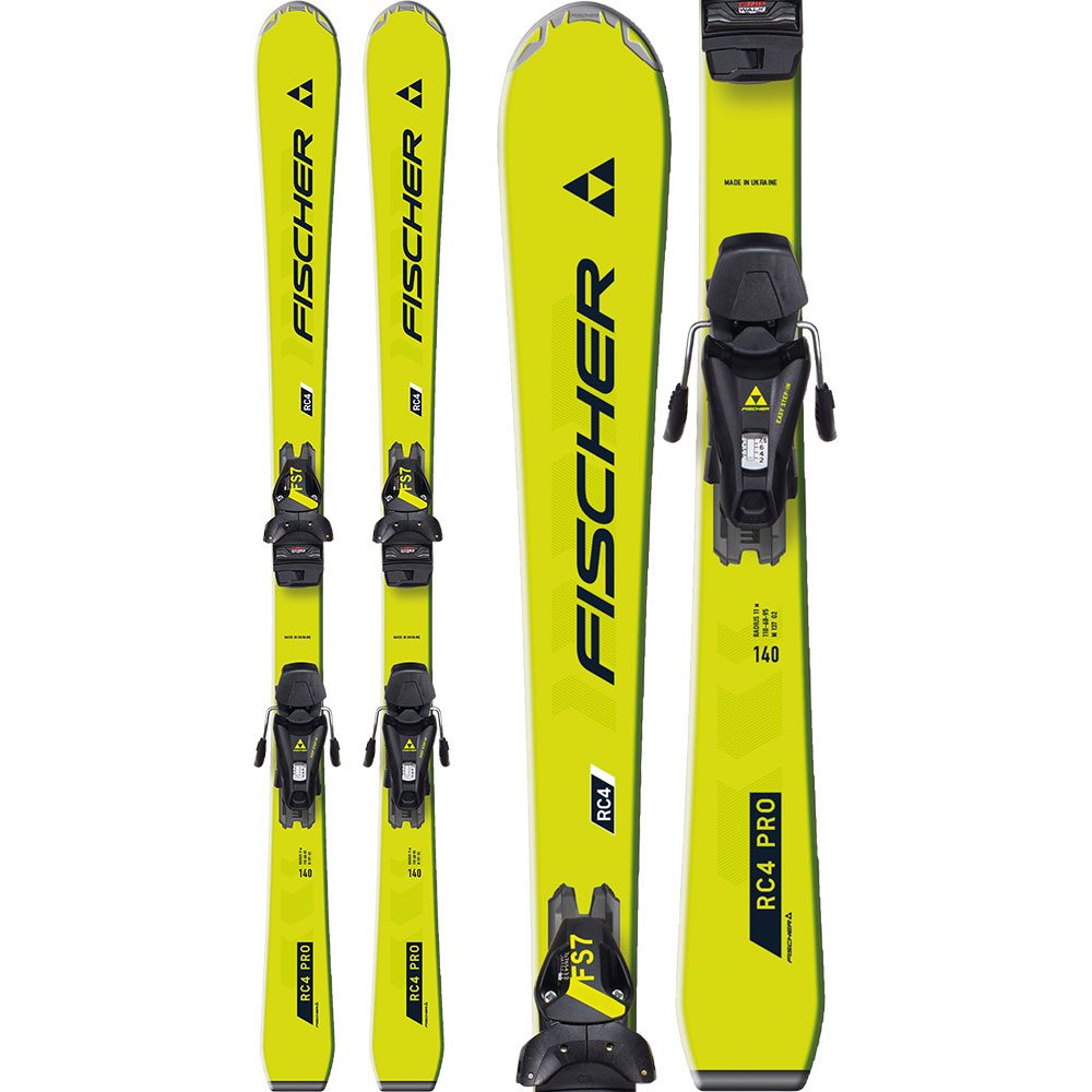 Fischer RC4 PRO 24/25 Kinderski inkl. FS 7 GripWalk CA JRS 78mm Bindung (140-160cm)