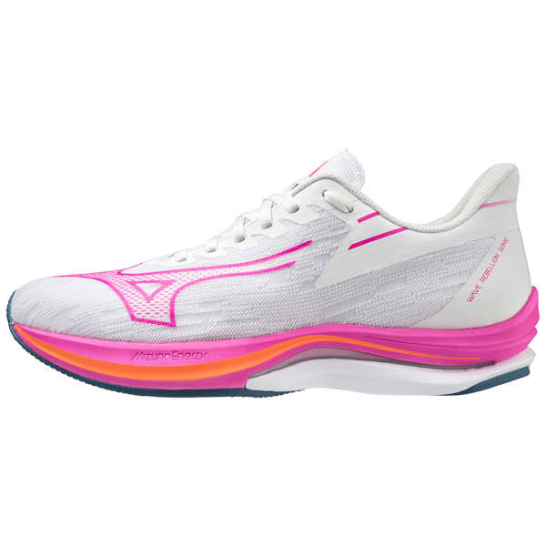 Chaussure running MIZUNO WAVE REBELLION SONIC W WHITE/807 C/BLUE ASHES