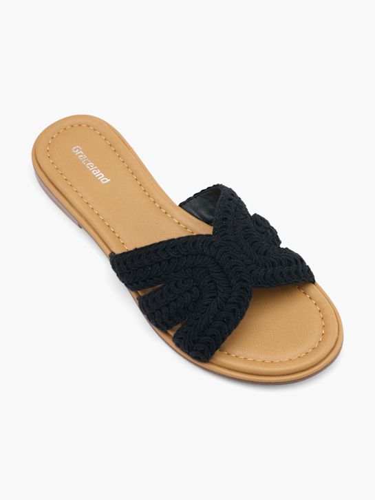 Graceland Pantolette Schwarz