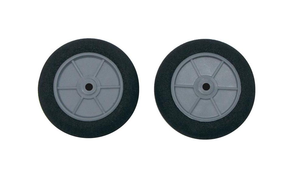 Moosgummi Super Leichtrad 45 mm, 2 StückRäder für Modellflugzeuge