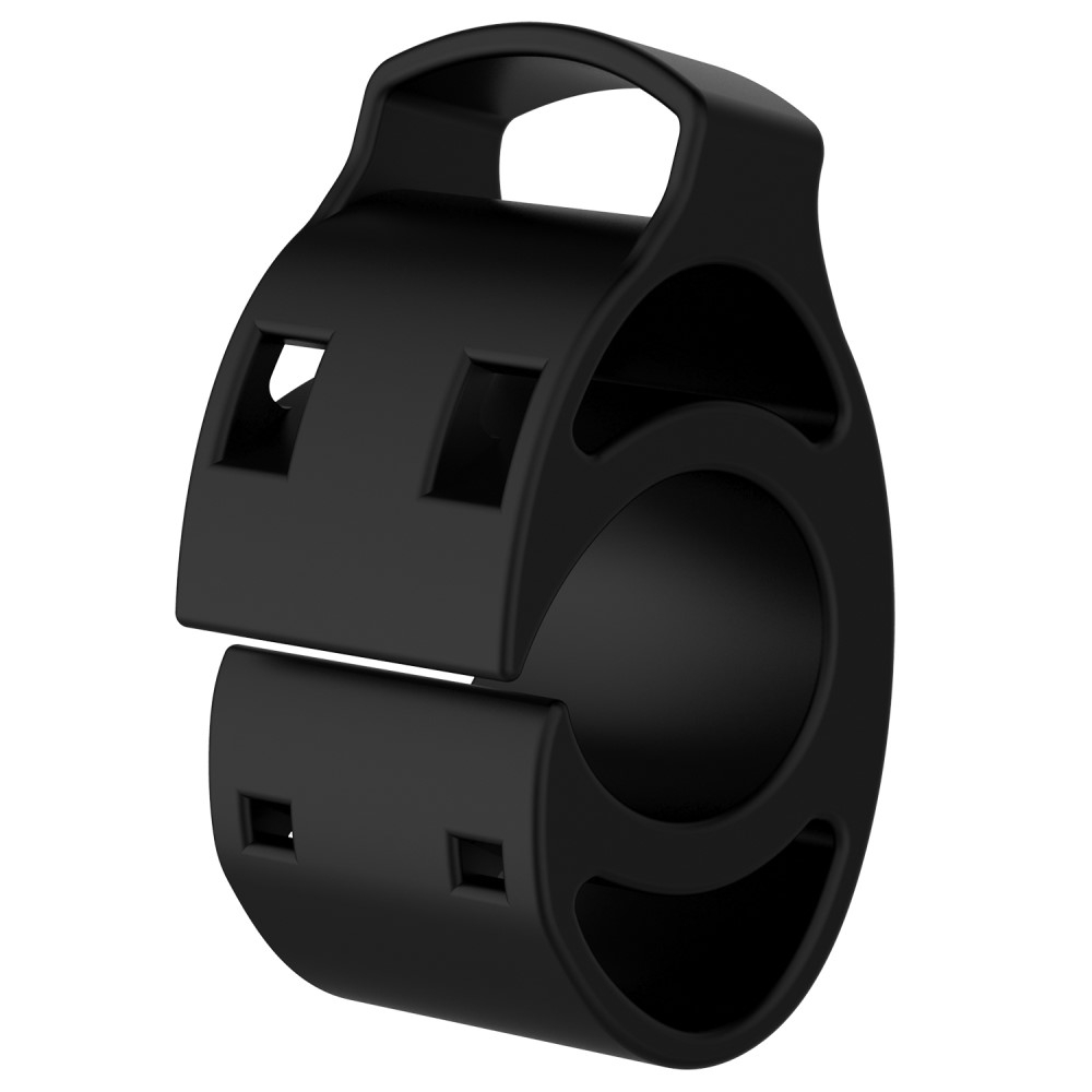 Universal Smart Watch Fahrrad Velo Bike Lenkstangen Silikon Halterung (Apple / Fitbit / Samsung / Huawei / Garmin) - Schwarz