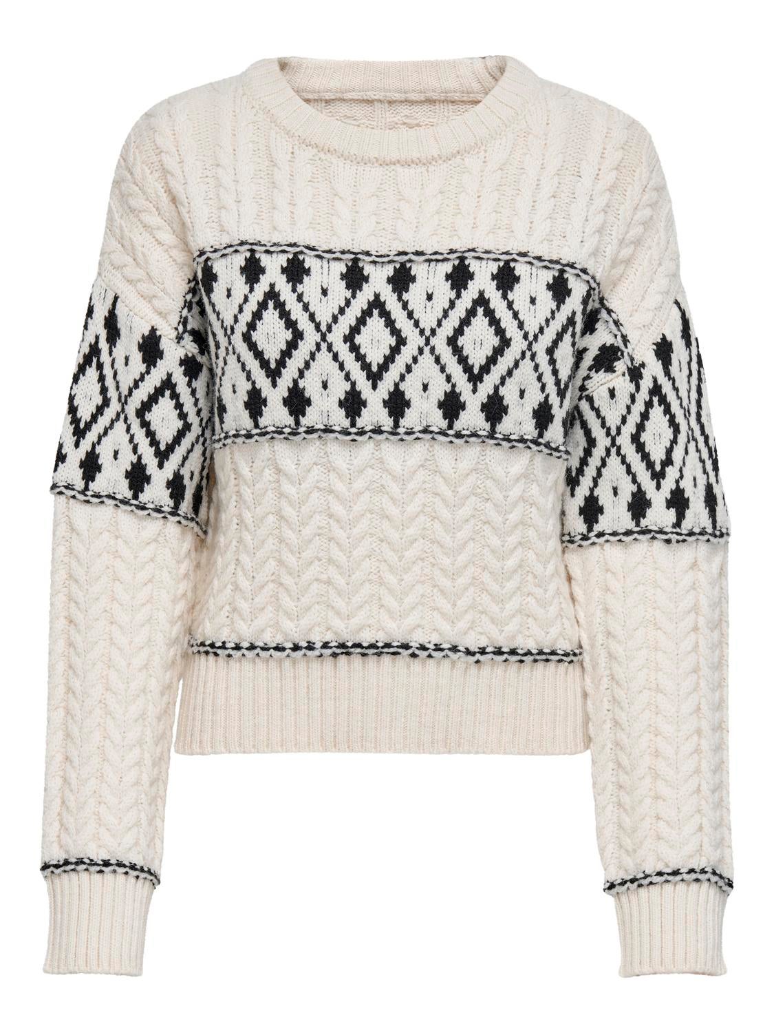 ONLMARENT Strickpullover Cloud Dancer