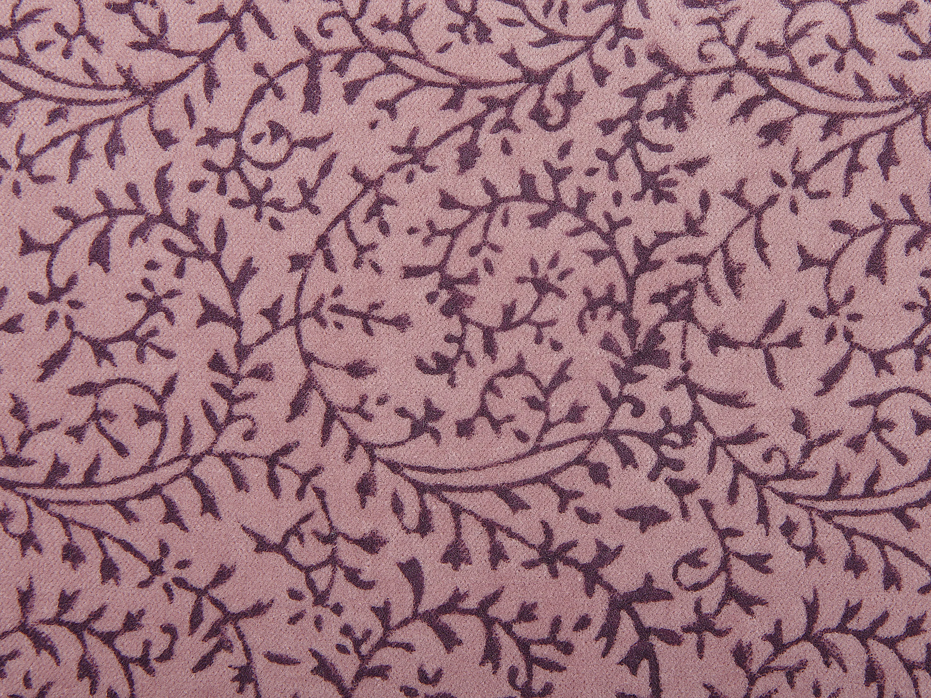 Sierkussen ROMNEYA Fluweel 45 x 45 cm Roze bloempatroon