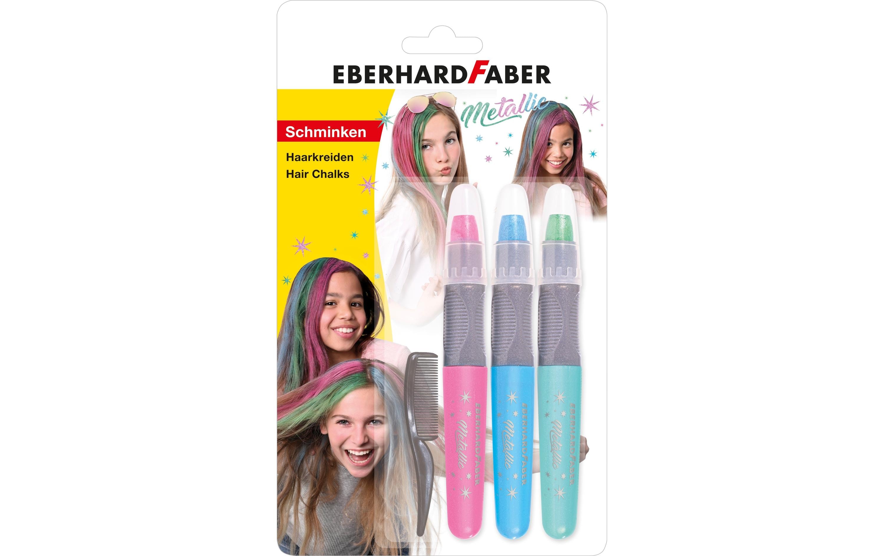 Haarkreide Set MetallicHaarkreide für tolle Frisuren