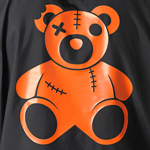 Coupe-Vent Nounours Noir Orange