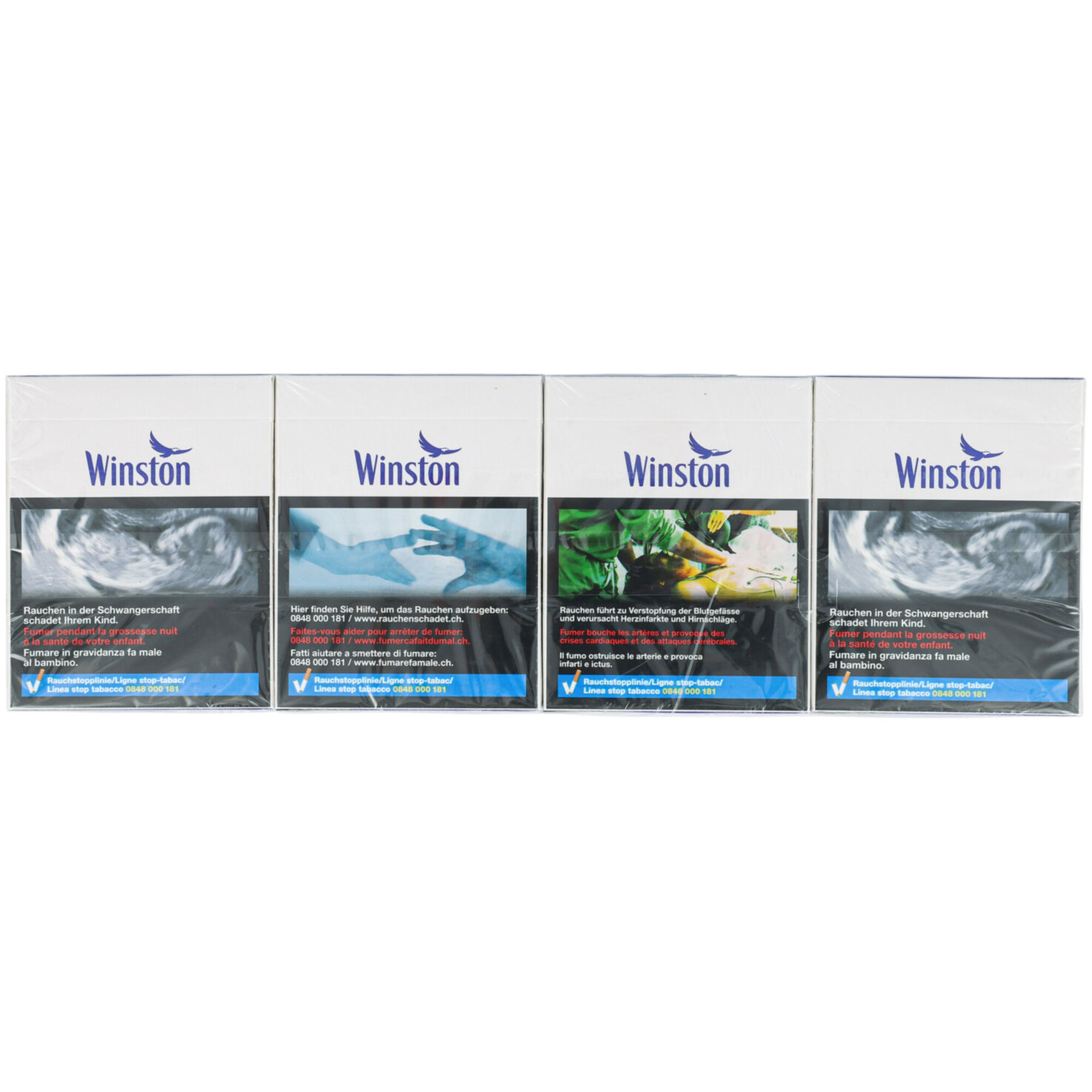 Winston Zigaretten Blue 26 Box