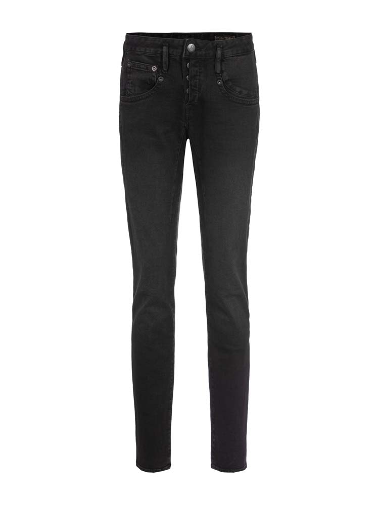 Herrlicher Boyfriend-Jeans »Shyra Long Denim Black Stretch«