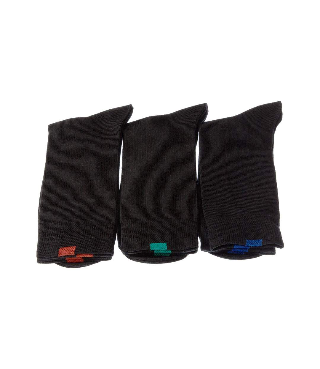 Chaussette Montantes - Lot de 5 - Sans bouclette - Noir - Ecodim