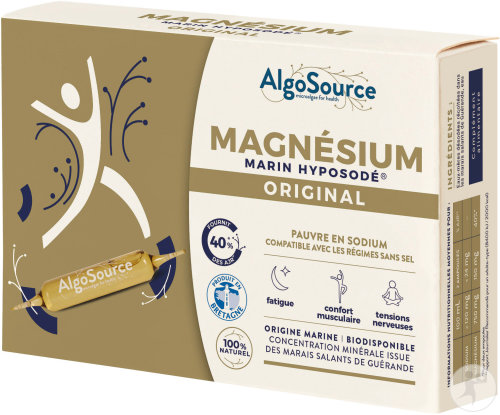 Algosource Magnésium Marin Hyposodé Original Ampoules 20x10ml