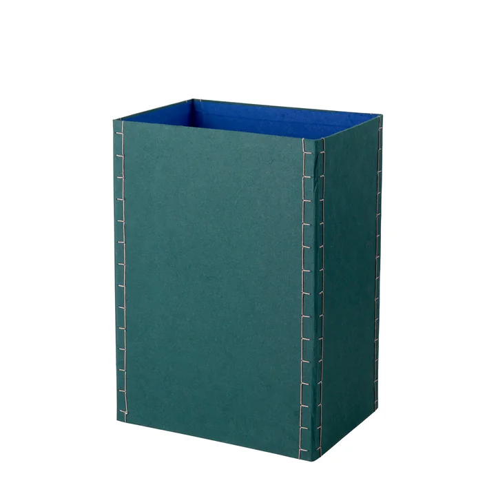 Broste Copenhagen - Iro Papierkorb, 30 x 42 cm, forest green