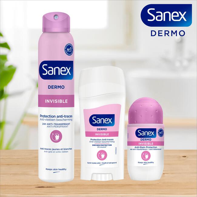 Sanex Dermo Invisible Deodorant Roller 50 ML