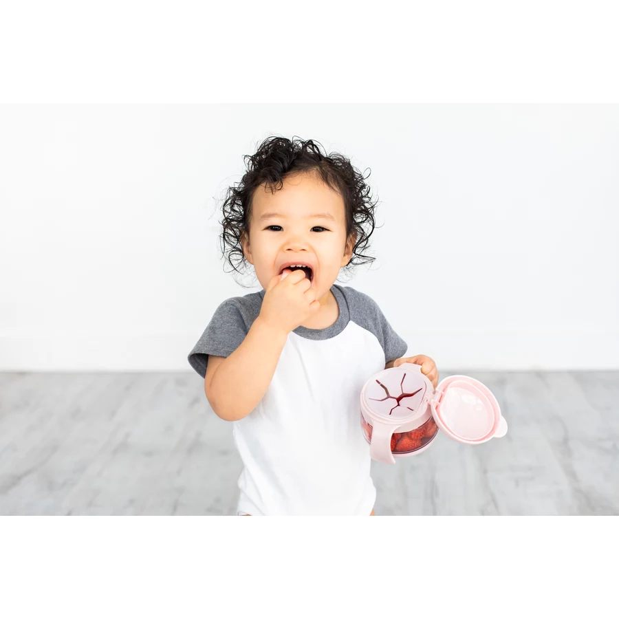 ubbi® Snack-Container, rot-rosa