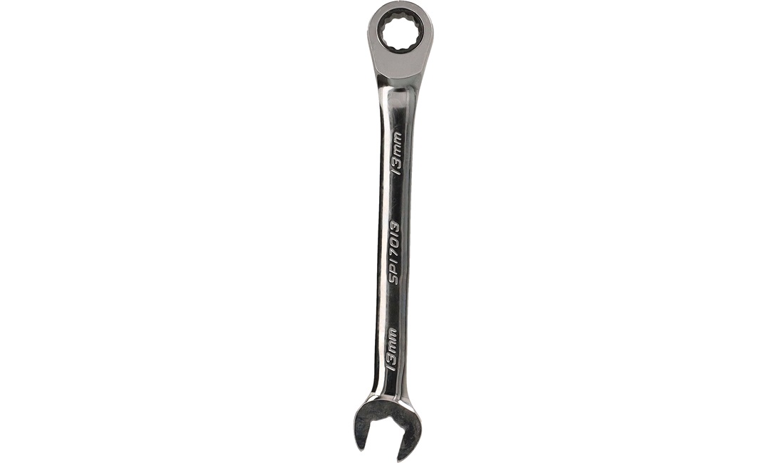 Ringgaffelnøgle 13mm m/skralde vendbar