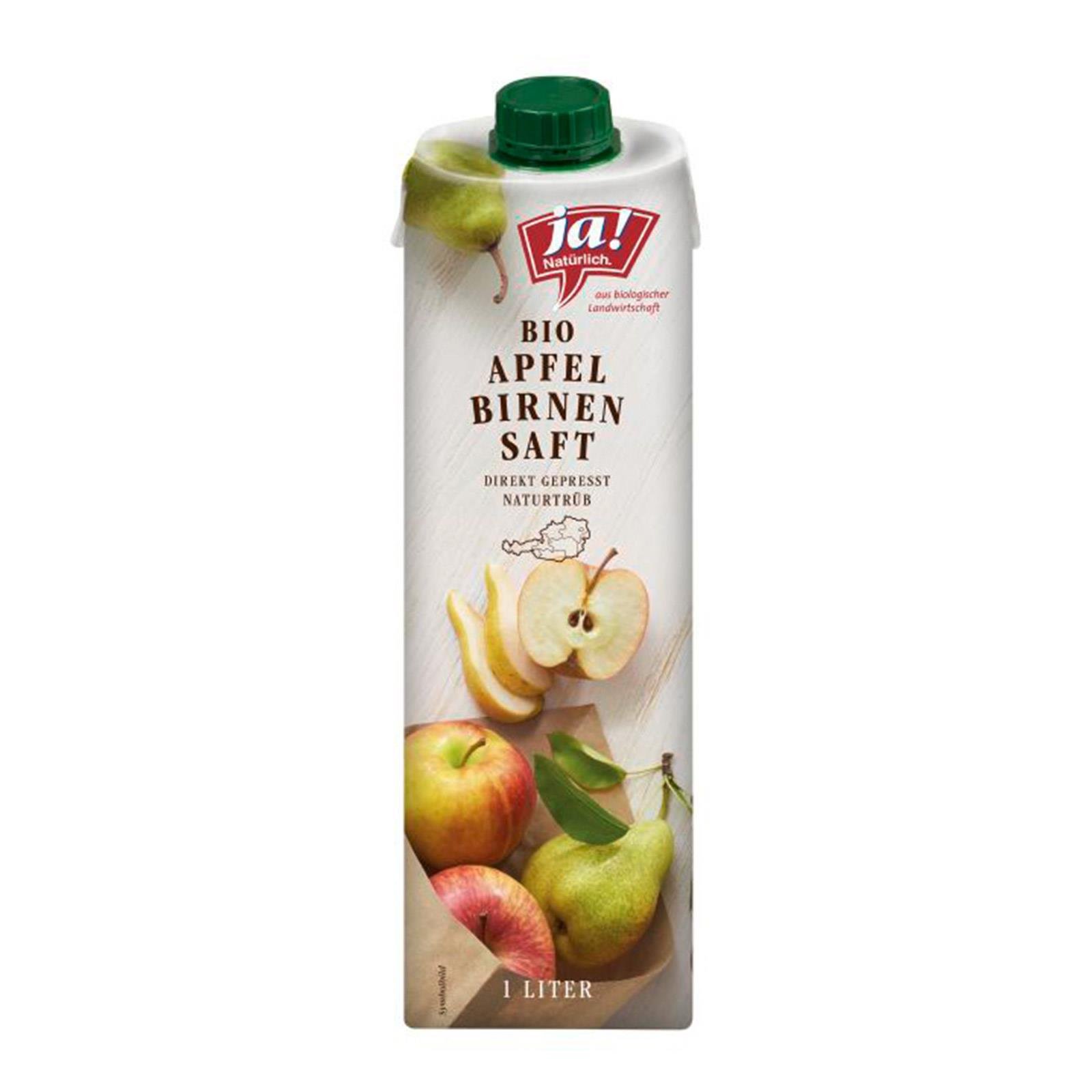 Ja! Natürlich Apfel-Birnesaft