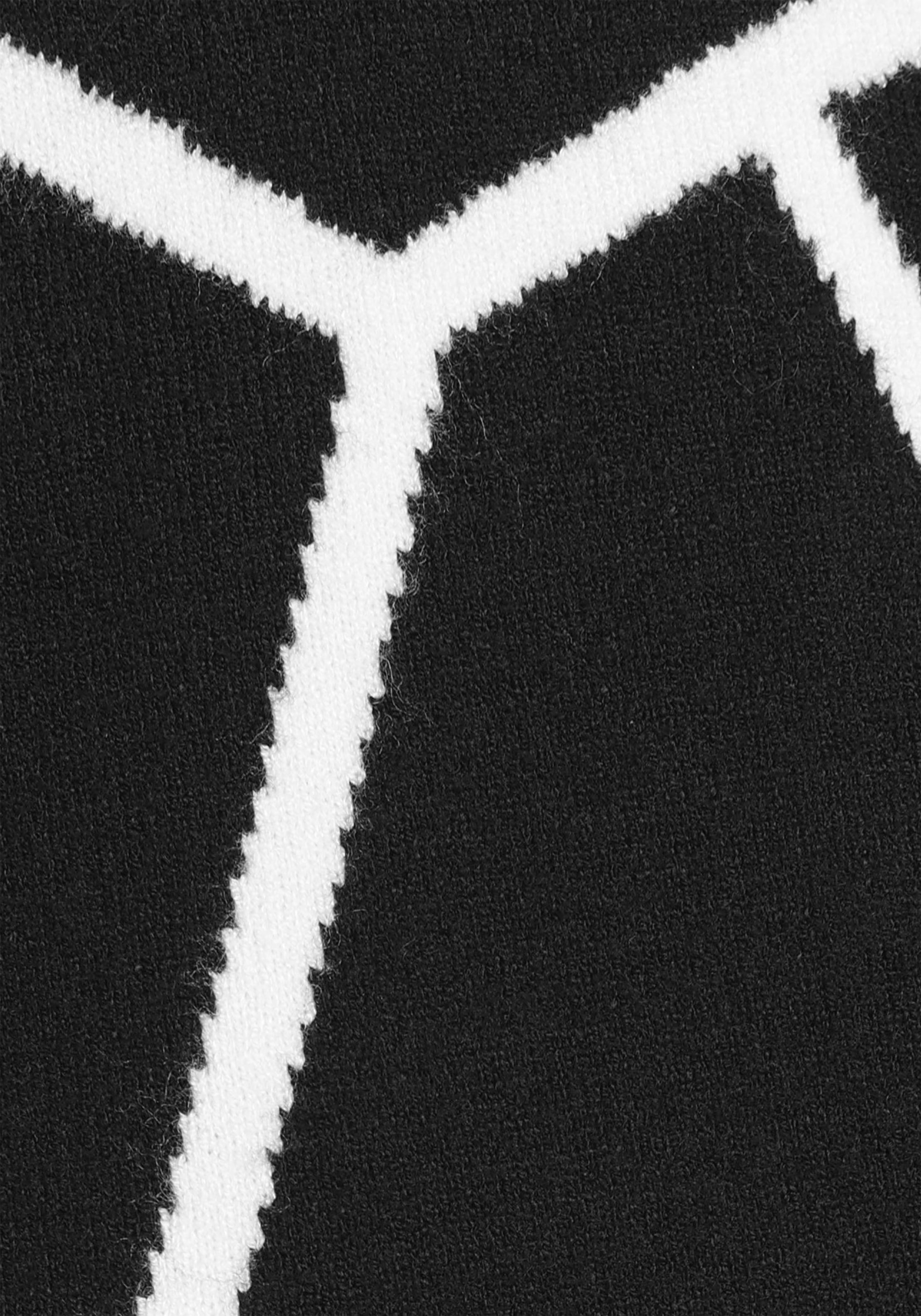 Laura Scott Jacquardpullover , mit Rundhalsausschnitt und modischem Muster