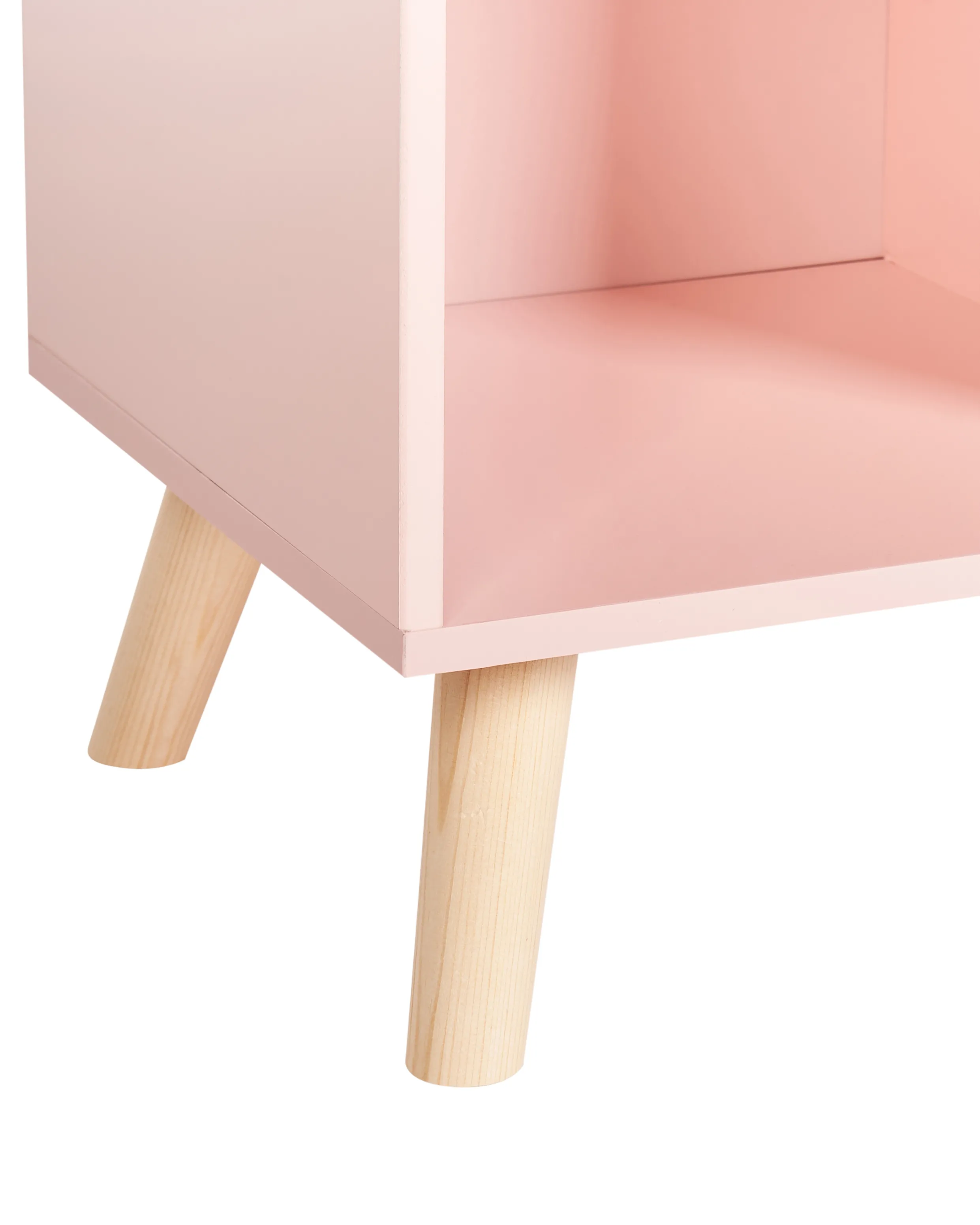 Boekenkast met 3 planken LILOET 102 cm Pastelroze