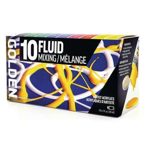 GOLDEN FLUID Acrylfarbe Mixing-Set