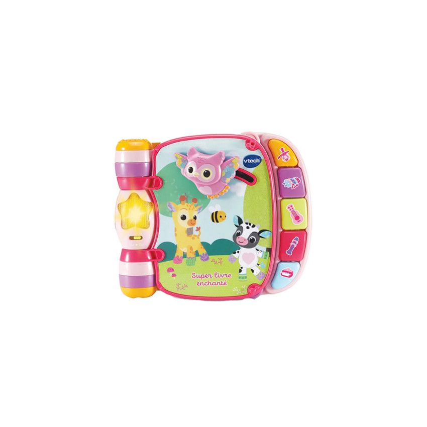 Super livre enchanté des Baby Loulous - Rose - Ecru