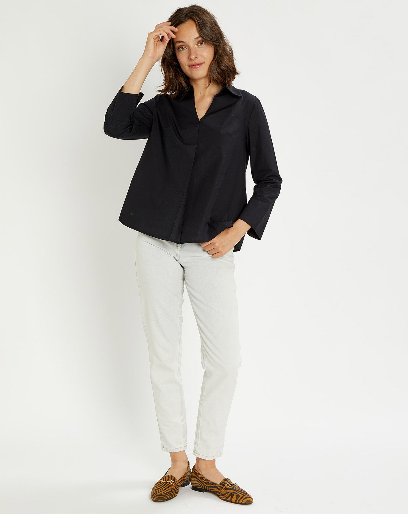 Lauren Vidal Blouse Pop noire