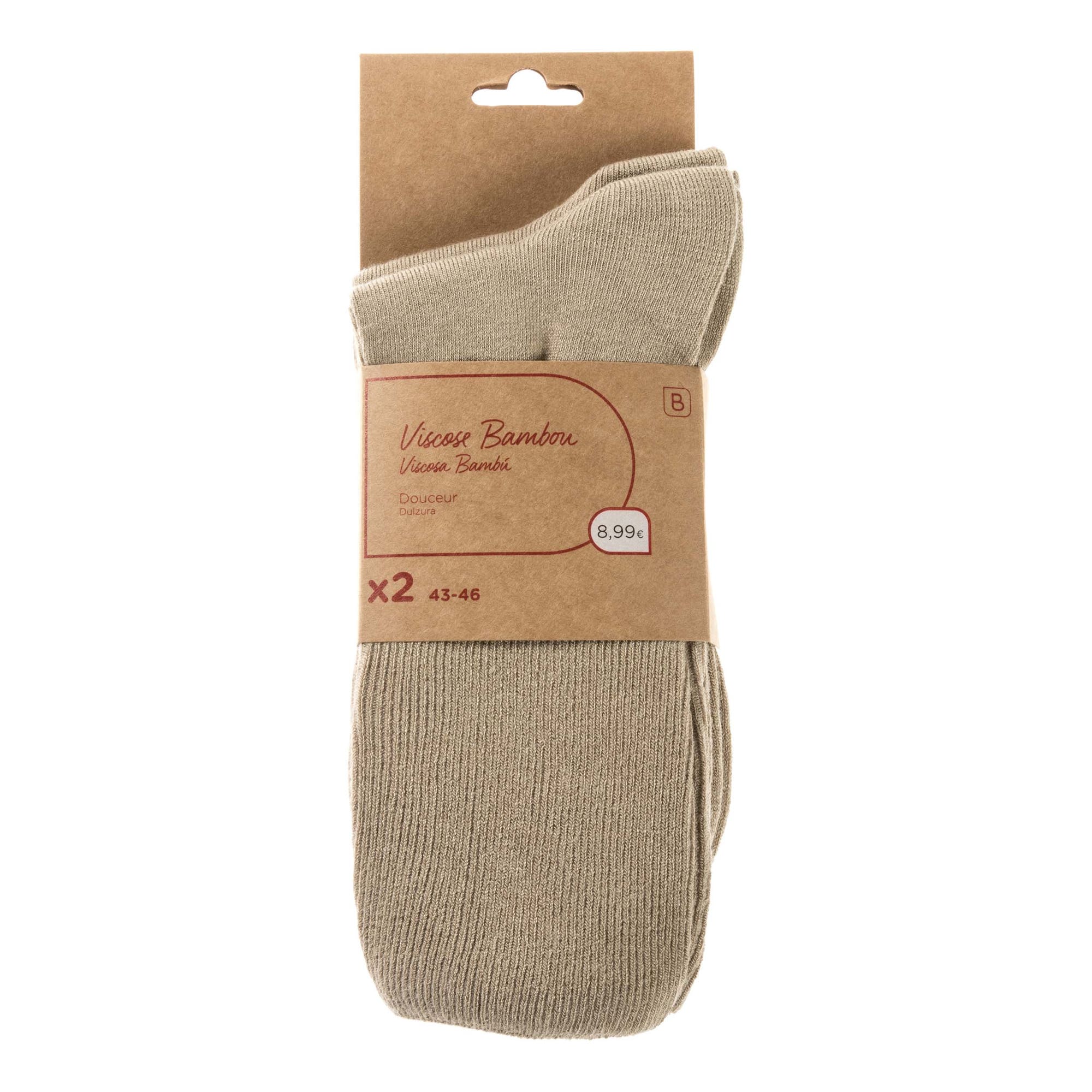 Chaussettes Homme beige