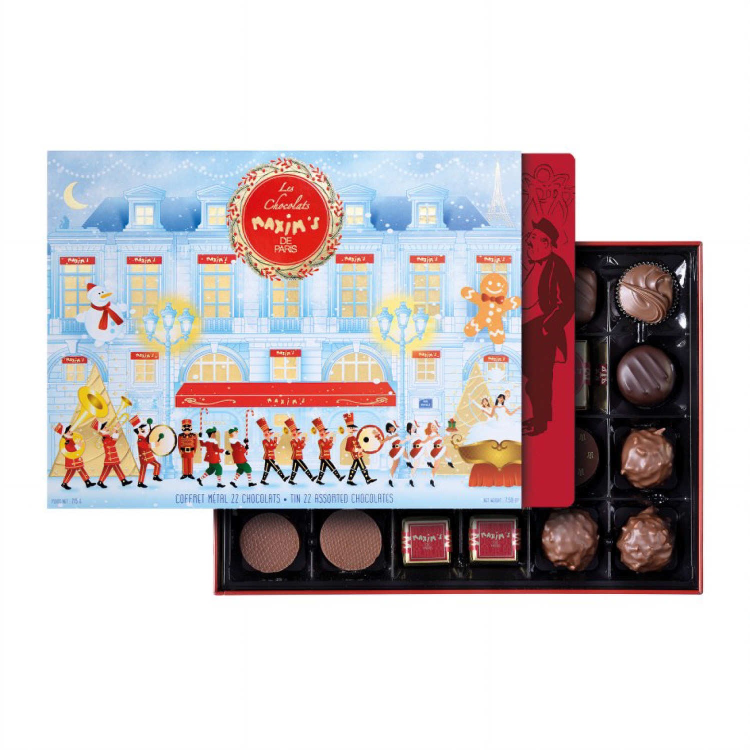Coffret de 22 chocolats de Noël Maxim's