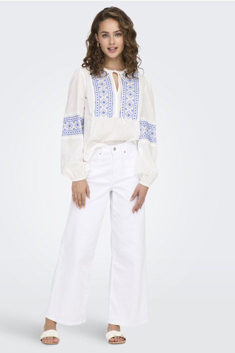 Jacqueline de Yong witte dames blouse