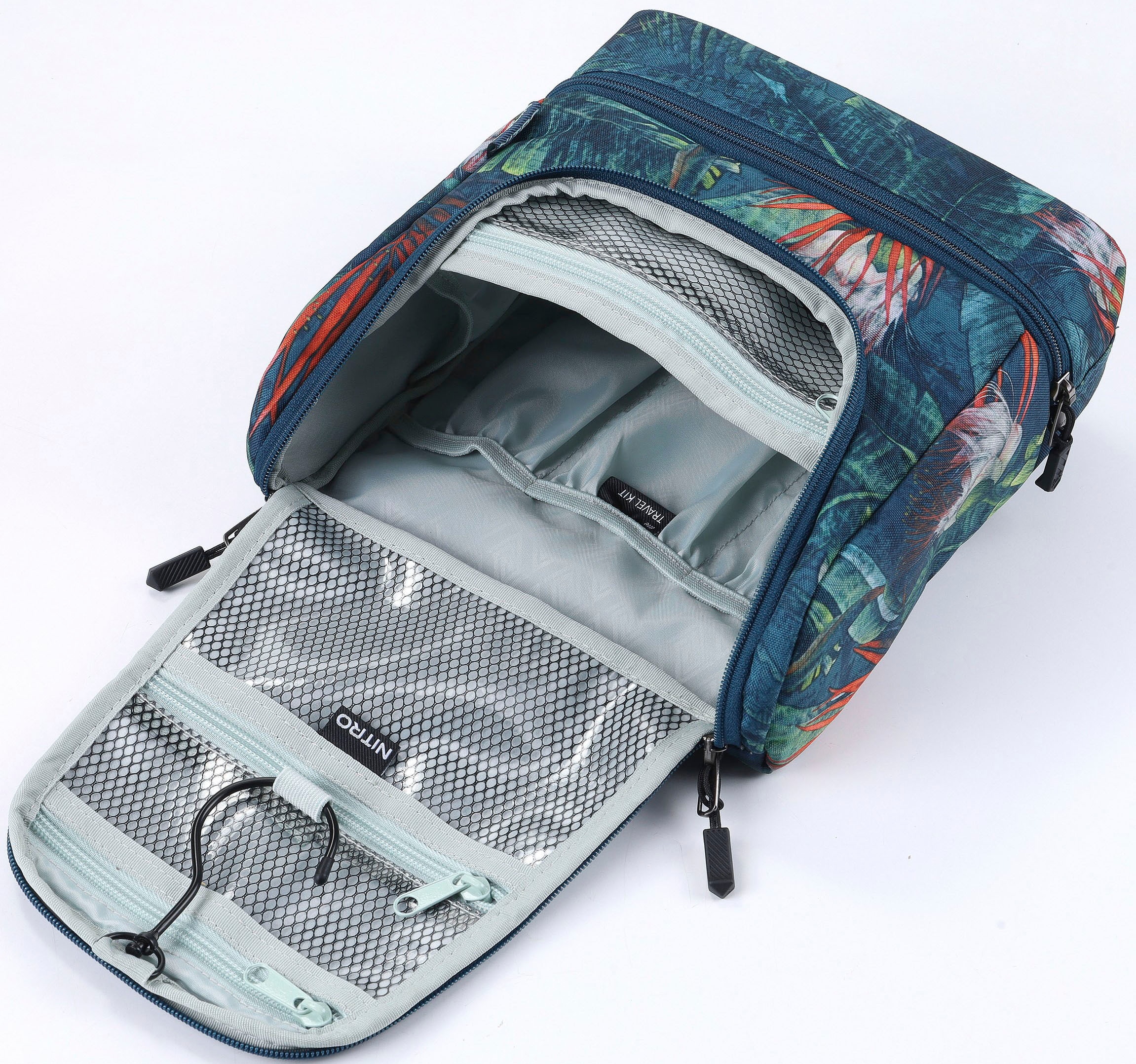 NITRO Kulturbeutel »Travel Kit« Kosmetiktasche für Reise, Waschtasche, Reisetasche für Kosmetikartikel