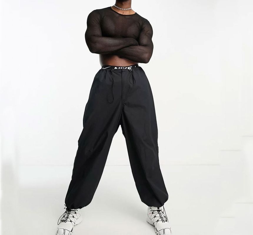 vrovion - Crop top met lange mouwen, ronde hals en effen mesh