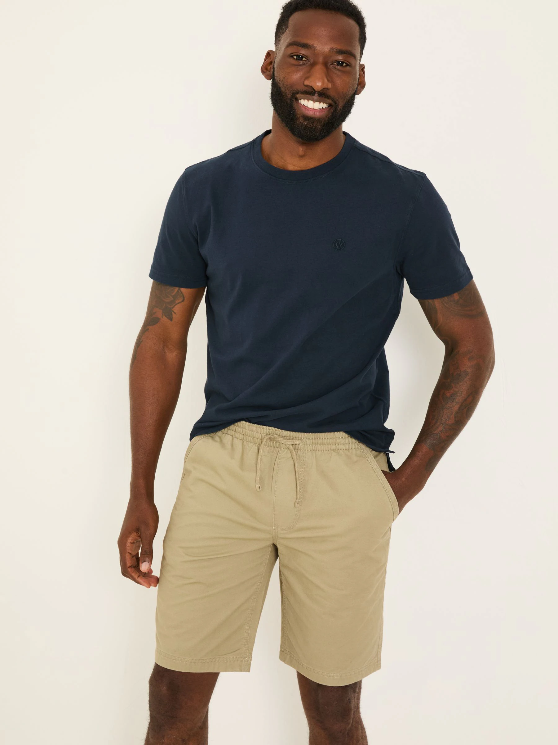 Marineblauw - FatFace T-shirt met korte mouwen