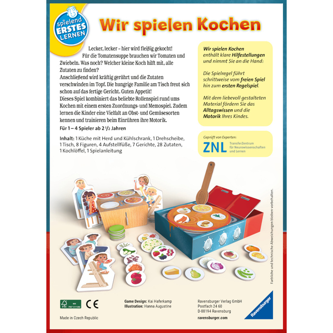 Wir spielen Kochen -  Spielend Erstes Lernen