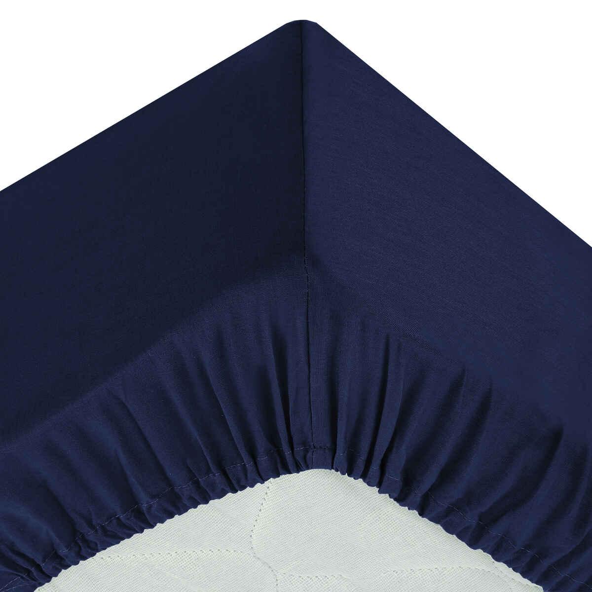 DRAP HOUSSE ENCRE 160X200CM
