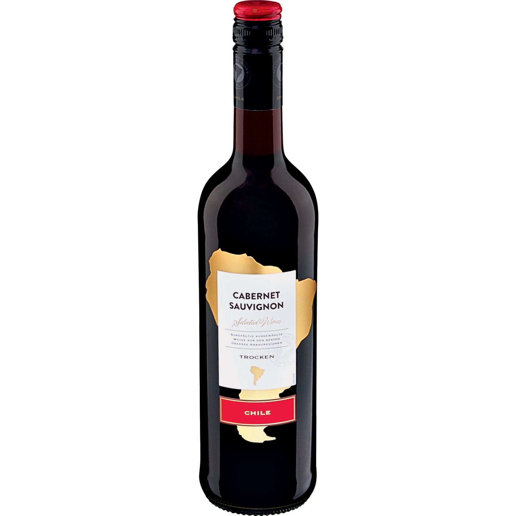 Cabernet Sauvignon Chile rot 12,5 % vol 0,75 Liter