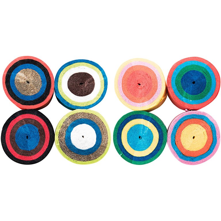Krepppapier Rollen Farbmix, Set