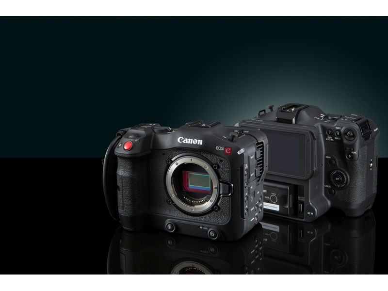 Canon Videokamera C70 4K-Camcorder mit interner 12 Bit RAW-Aufzeichnung, High Dynamic Range und AF mit Augenerkennung in einem kompakten Gehäuse